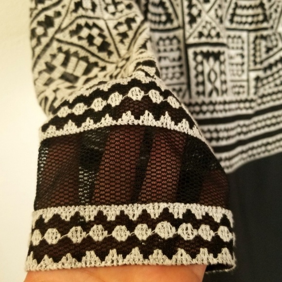 Tadashi Shoji Ada Embroidered Long Sleeve Dress - Picture 7 of 8